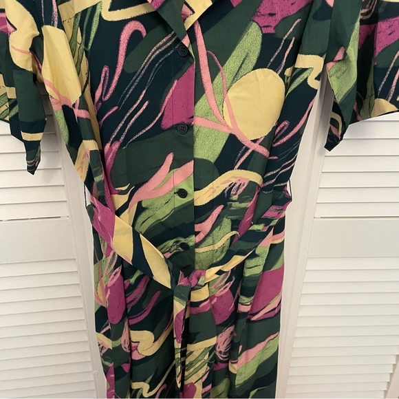 Monki print dress size L New - Picture 3 of 4